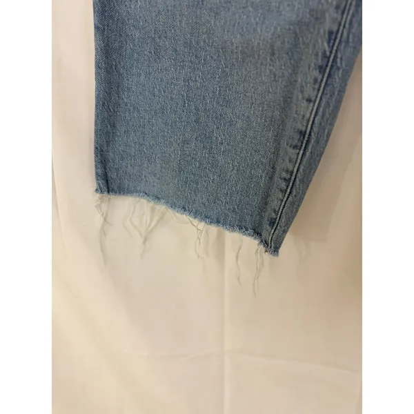 Madewell the Perfect vintage wide leg crop jean size 30 light wash - Image 3
