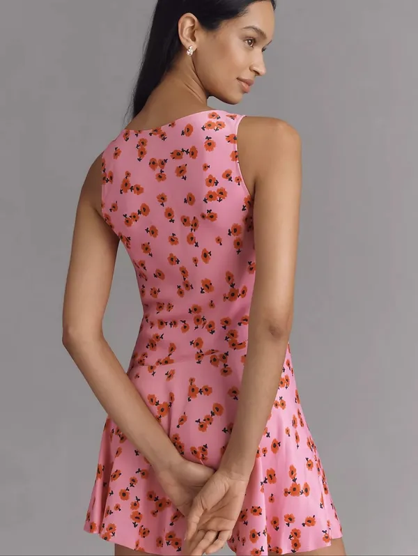 Anthropologie Cowl-Neck Satin Mini Dress - Image 7