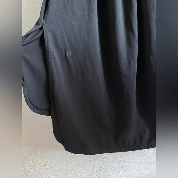 Lululemon Pima Cotton Open-Back Midi Dress Black - Image 7