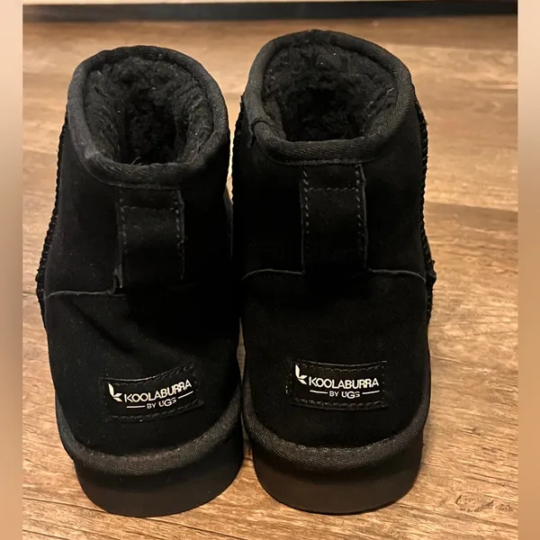 UGG Koolaburra Black Suede Ankle Booties - Image 4