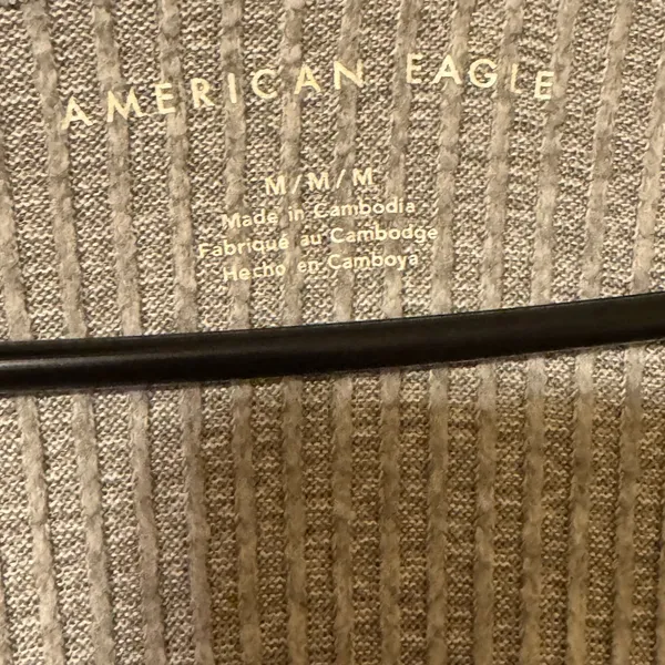 American Eagle Outfitters Heather Gray Long Sleeve Top - Image 6