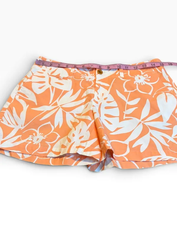 VINEYARD VINES Orange and white tropical shorts - Image 2