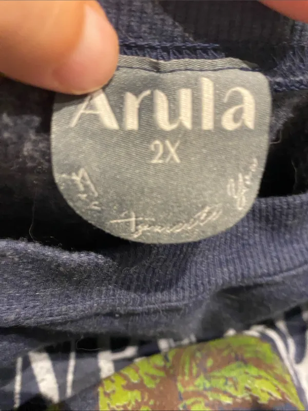 Arula Strawberry Farms Navy Crewneck Sweatshirt NWT 2X - Image 4