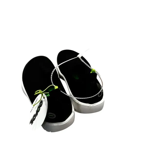 OOFOS OOmg Eezee Women’s White Black Sneakers 5 NWT - Image 5