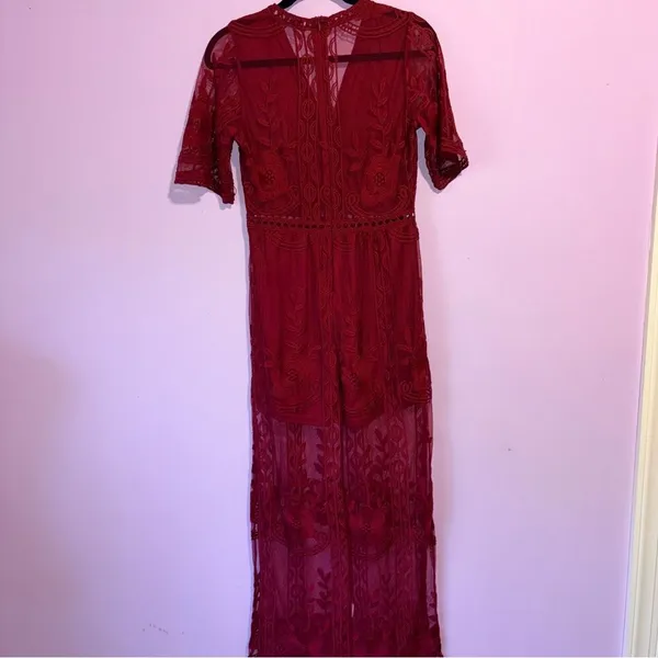 Eleter Romantic Whimsigoth Romper Maxi Dress Boho Lace Women S Dark Cottage - Image 7