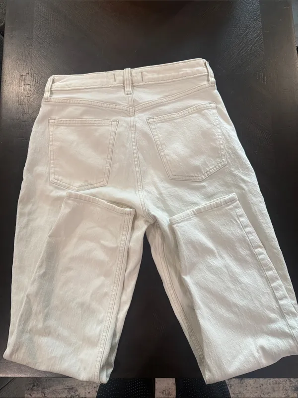 Abercrombie & Fitch Off-White Mom Jeans curvy love - Image 4