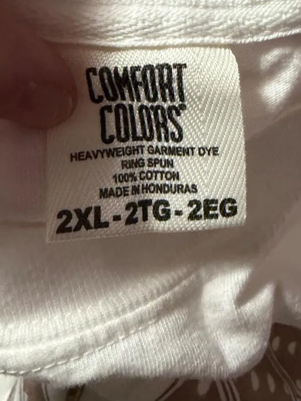 Comfort Colors HOWDY Graphic Tee - Cream with Brown Lettering - Image 3