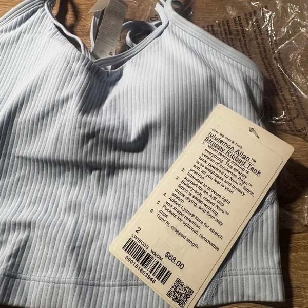 Lululemon Athletica White Strappy Sports Bra - Image 7