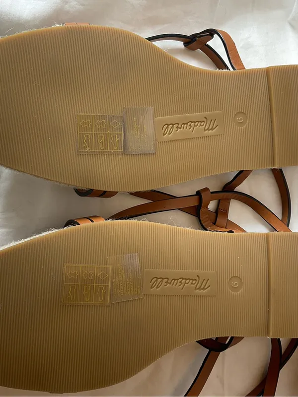 Madewell Woman’s The Mira Espadrille Thong Sandal Size 6 - Image 6
