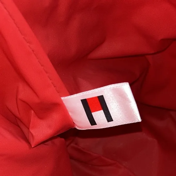 Tommy Hilfiger Red and White Large Tote Bag - Image 10