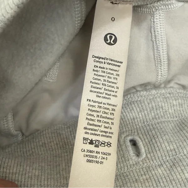 LULULEMON Scuba High-Rise Jogger in Heathered Core Light Gray Size 0 - Image 11