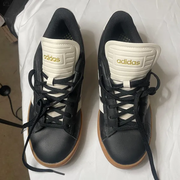 Adidas Grand Court Sneakers - Women Size 8.5 - Black - Image 3