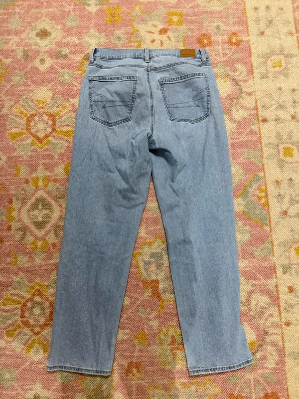 American Eagle Stretch Super High Rise Straight Jean - Image 6