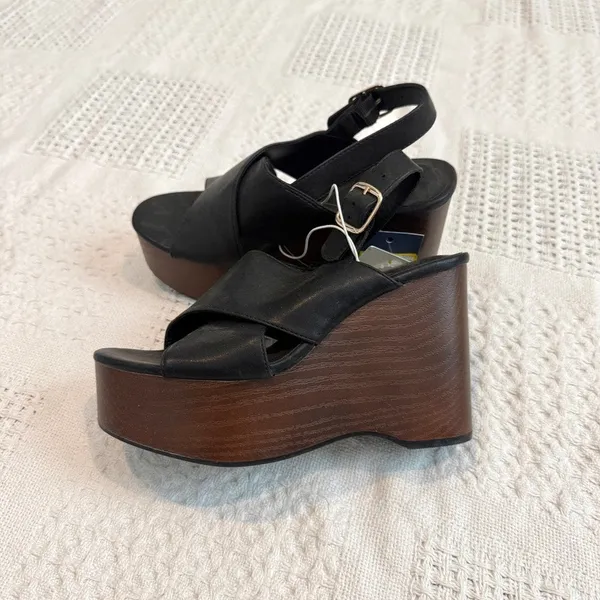 Universal Thread 6 Naomi faux leather slingback platform 3638 - Image 7
