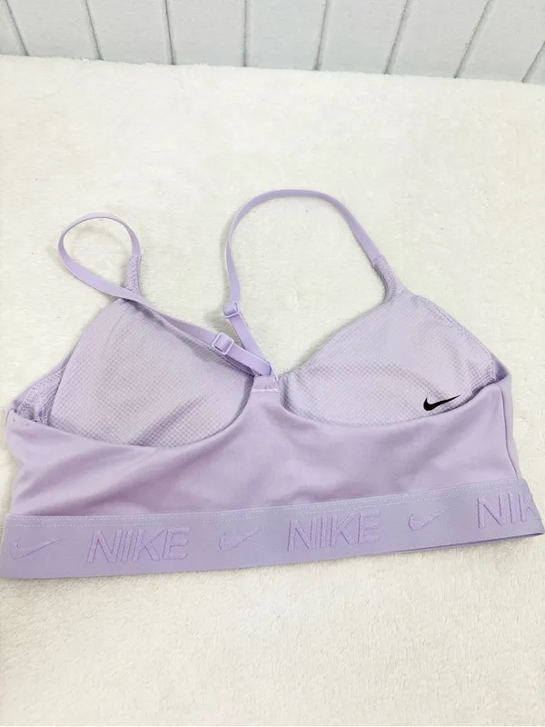 Nike Lavender Strappy Light Support Sports Bra Size S - Image 3