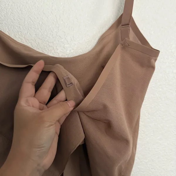 NEW Skims Sheer Sculpt Thong Bodysuit in Sienna Large - Image 5