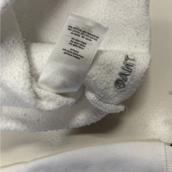 TNA Women's White Cropped Fleece Sweatshirt: Size Small - Image 11