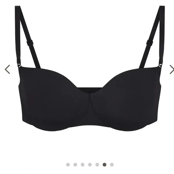 SKIMS‎ Smoothing Intimates Strapless Bra BA-BAN-2607 color Onyx 42D - Image 8