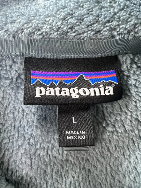 Patagonia Re Tool Snap T Pullover Blue Fleece Polartec Pockets Outdoors Sz Large - Image 3