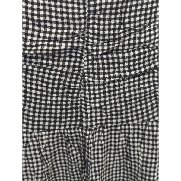 Maurices Black Gingham Tiered Top‎ Mini Dress Womens XL Cottage Core Prairie - Image 5
