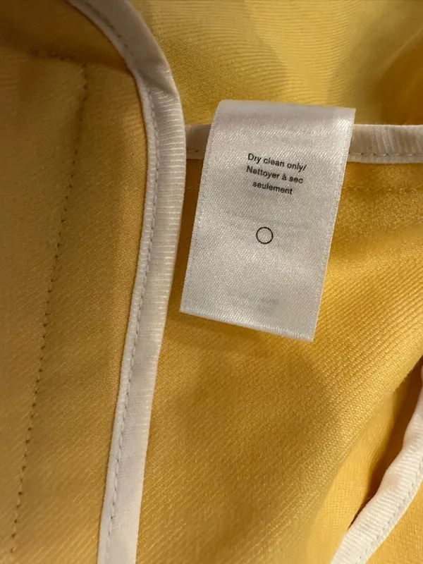 Rag & Bone Bonnie Wool Blend Yellow Blazer Jacket Size 6-Spots - Image 11