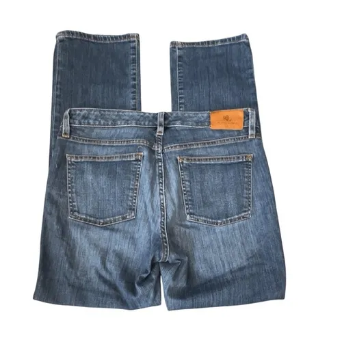 Lauren Ralph Lauren Womens Jeans Size‎ 8 Medium Wash Straight Leg Denim - Image 3