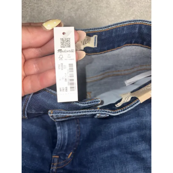 Madewell NWT Womens 27T Curvy Perfect Vintage Jeans Mid Rise Blue - Image 6