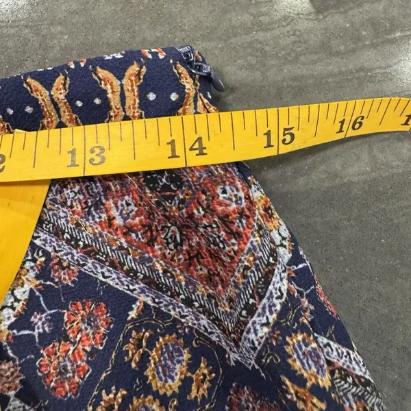 Y2K Semi Sheer Boho Pants Straight Leg EU 42 Paisley Fairy Beach Italy - 29x32.5 - Image 9