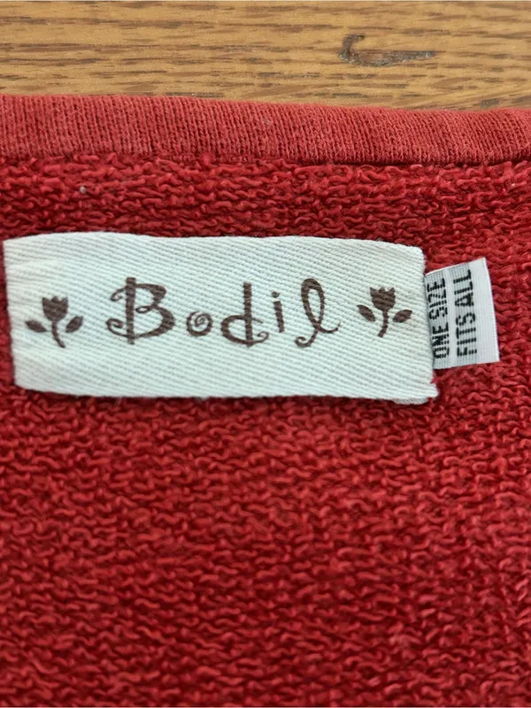 Bodil Oversize Lagenlook Sweatshirt Rust Brown One Size - Image 4