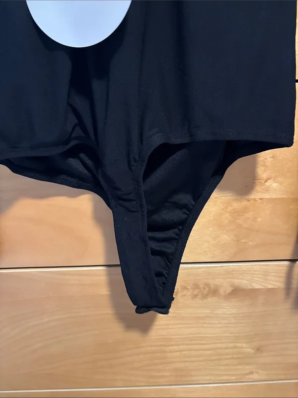 Princess Polly Lukea Black Sheer-Sleeve Long-Sleeve Bodysuit - Image 6