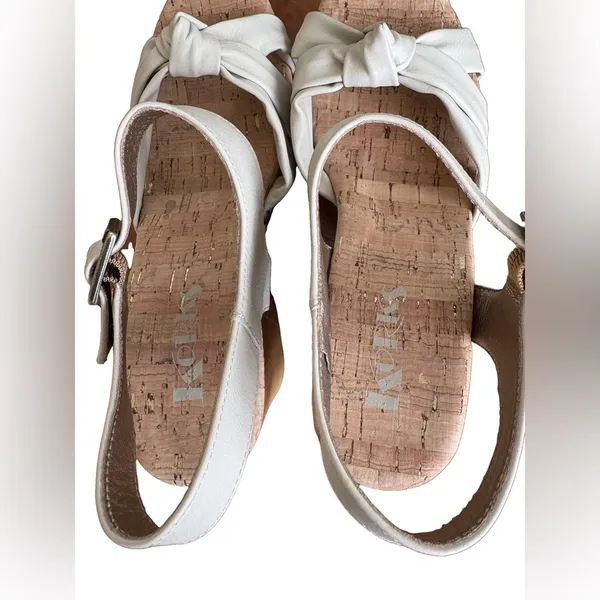 Kork’s Off White Dawson Wedge Sandals Size‎ 9 New Without Box - Image 6