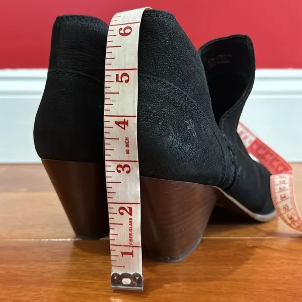 NWOT Frye Reina Cut Out Bootie in‎ black ankle small heel southwestern size 9.5 - Image 7