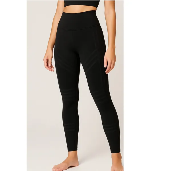 Alo Leggings Grey Black Womens High Rise XS - Image 11