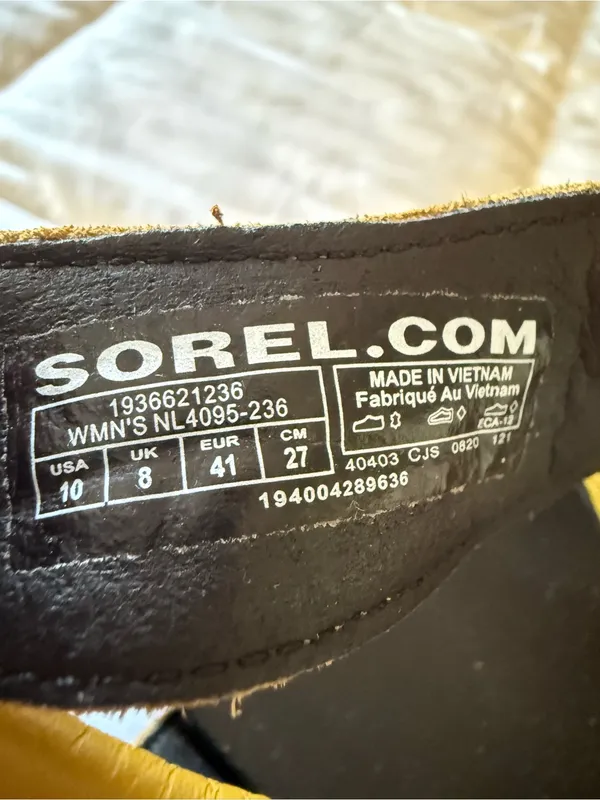 NWOT Sorel Women's Roaming Decon Leather Sandal Size 10 Dioxide Gold Summer - Image 4