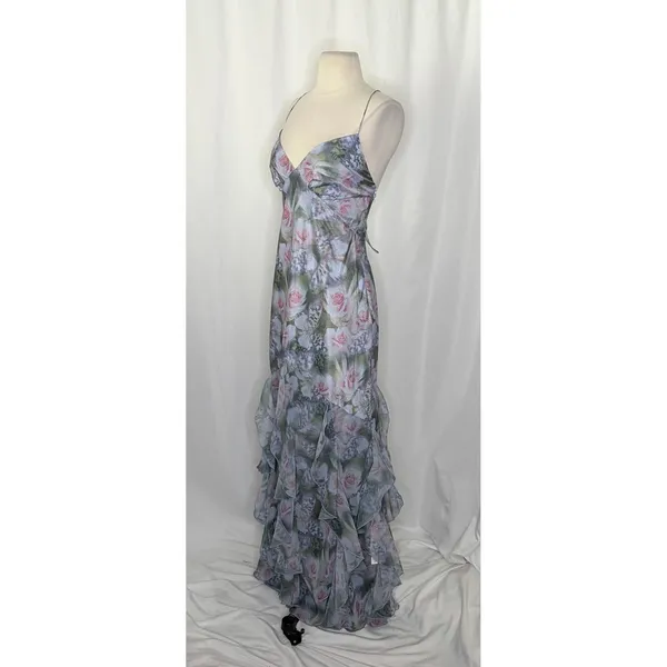 NWT!! Anthropologie FOR LOVE & LEMONS Elea Floral Ruffle Maxi Dress Medium‎ - Image 5