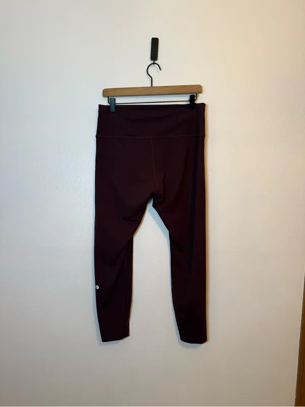 Lululemon Wunder Train High-Rise‎ Tight 25" Garnet - Image 4