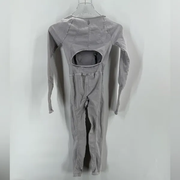 Free People Movement Good Karma Onepiece in Ice Grey xs‎ / small - Image 5