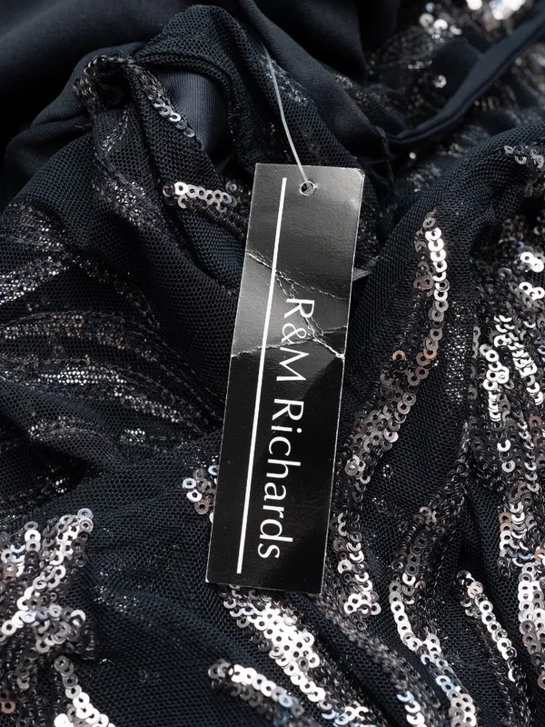 R&M Richards - Two-Tone‎ Sequin Sheath Cocktail Dress - Image 11