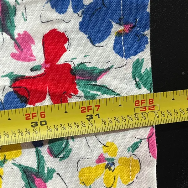 Rixo for Target Women's Linen Rayon Multi Floral‎ Puff Sleeve Button Dress 2 NWT - Image 9