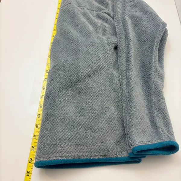 Patagonia Re-Tool Snap-T Pullover Grey Teal Fleece Womens M Hiking Gorpcore - Image 7