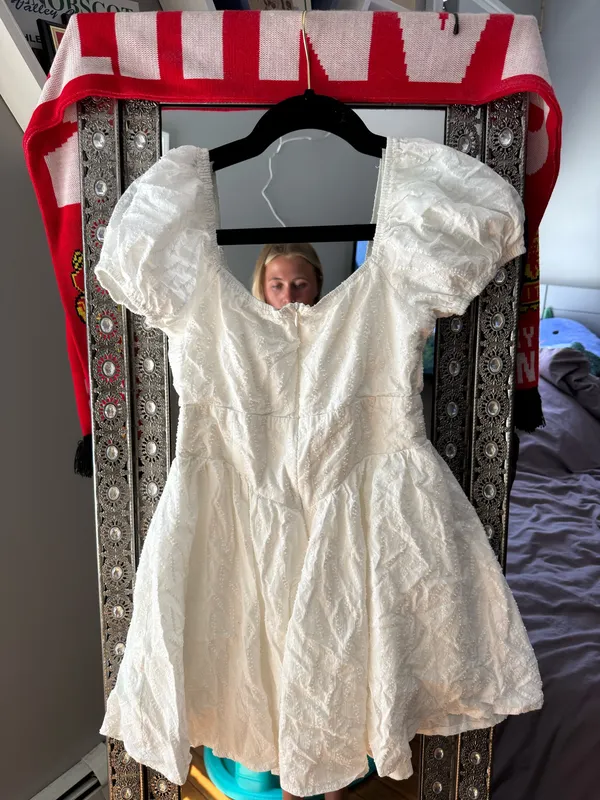Princess Polly White Mini Dress - Image 2