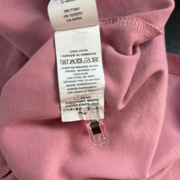 LL Bean Shawl Collar‎ Blouse Pink 1X - Image 11