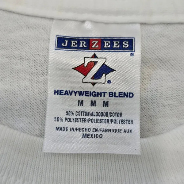 Jerzees Heavyweight Blend "Whatever" Graphic Tee White M funny cute weird - Image 3