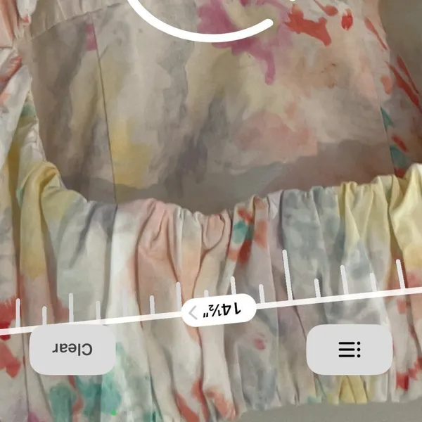 & Other stories printed floral bubble party dress size‎ 6 - Image 15