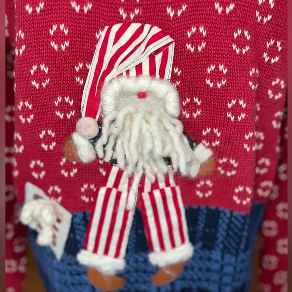Adorable Vintage 90s Susan Bristol Ramie Cotton Sweater! - Image 4