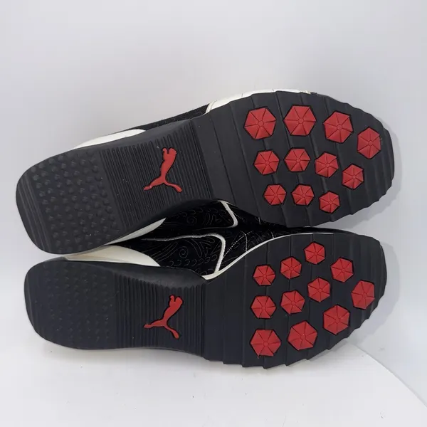 PUMA Vintage Y2K Speedcat Black Red Suede‎ Embossed Sneakers Size Women's 6.5 - Image 7