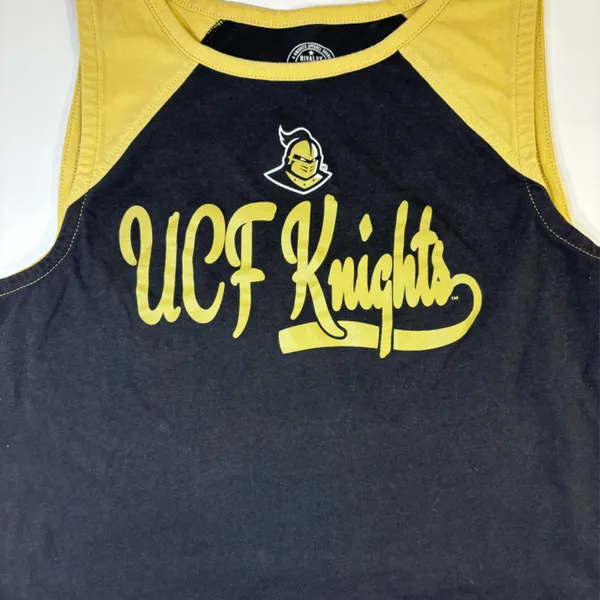 UCF Knights Black and Yellow Crop Top - Image 4