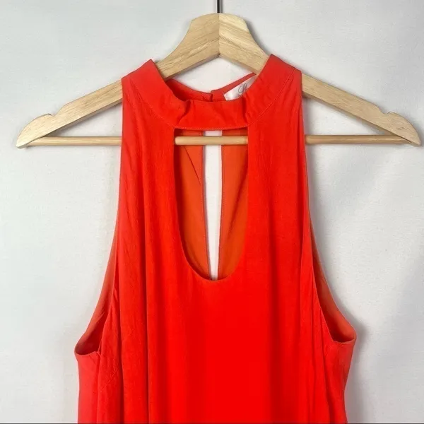 Lovers +‎ Friends Orange Keyhole Neck A-Line Mini Shift Dress S - Image 4