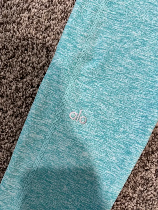 Alo Yoga Leggings Alosoft Teal - Image 3