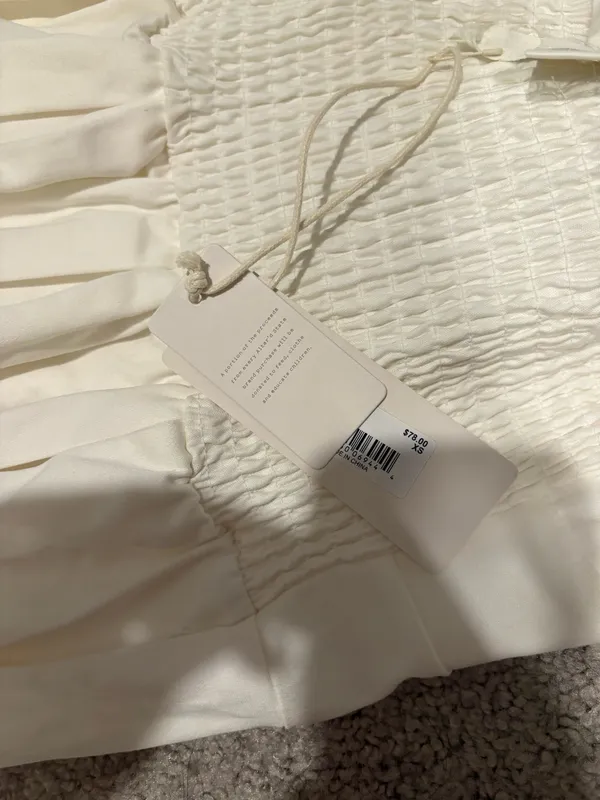 Altar'd State white cotton mini dress - Image 3